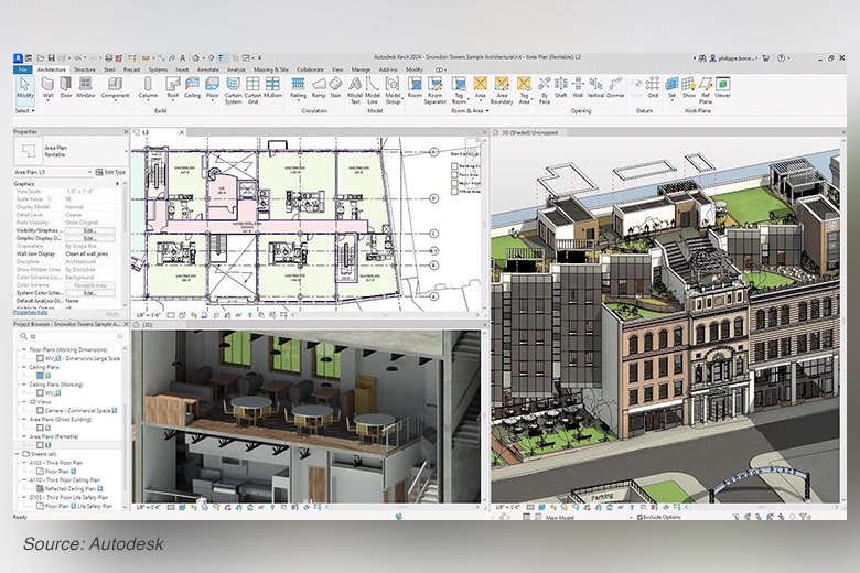 Autodesk Revit page layout