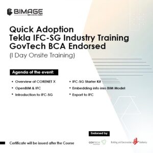 Tekla IFC+SG Industry Training (1 Day Onsite Training) (1 Pax)