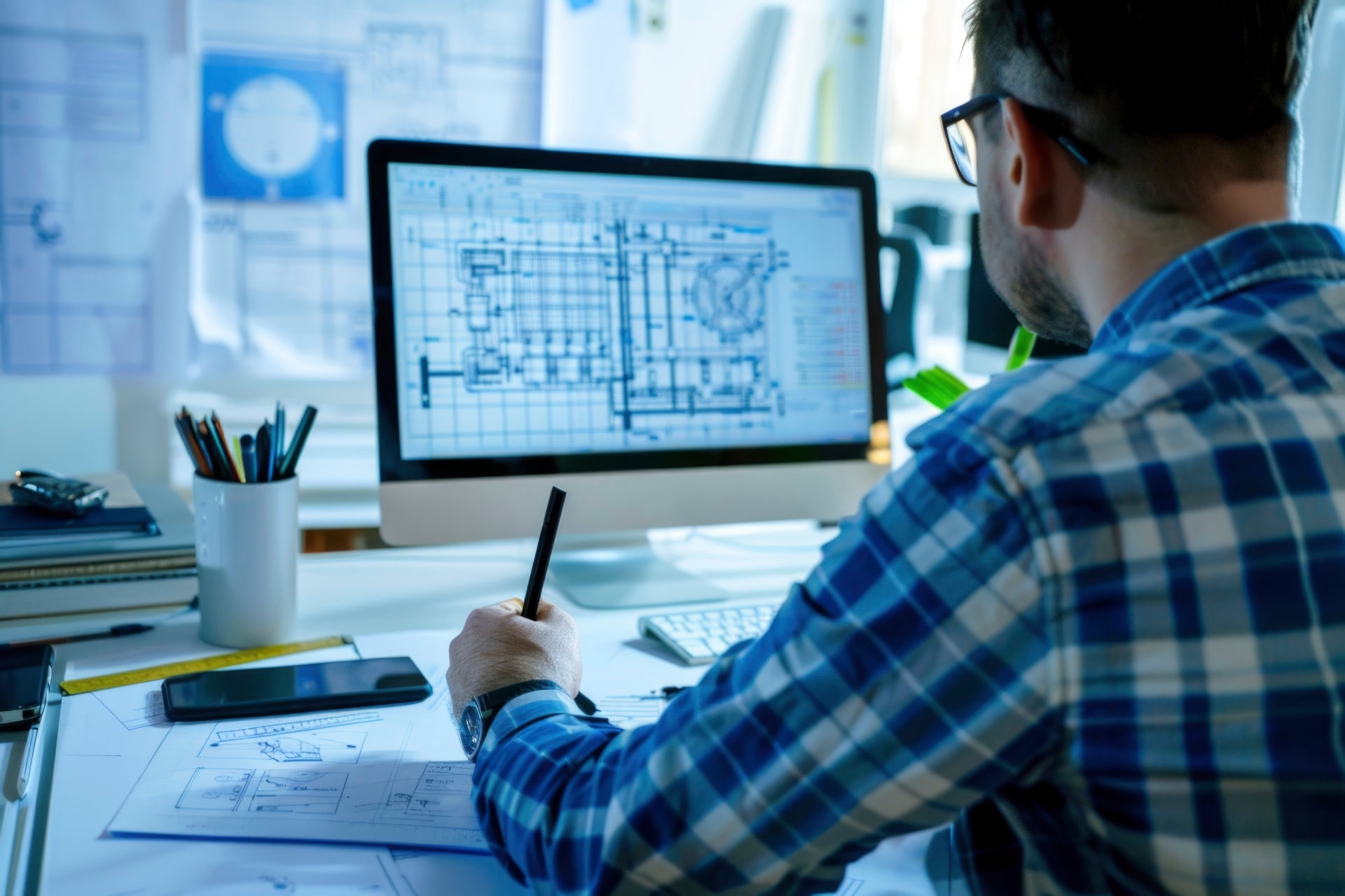 VDC manager working with BIM software